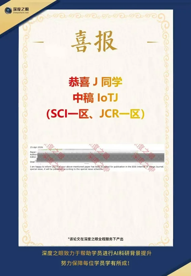 深度之眼学员中稿喜报 6